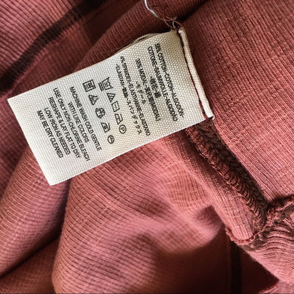 NWT WE THE FREE Free People Henley Top Size M - Picture 7 of 7